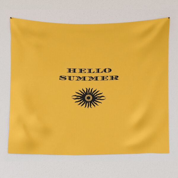 Item preview, " HELLO SUMMER" and sun Pattern designed and sold by Xexedesign.