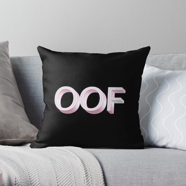 Oof Roblox Games Throw Pillow By T Shirt Designs Redbubble - roblox oof gaming noob throw pillow