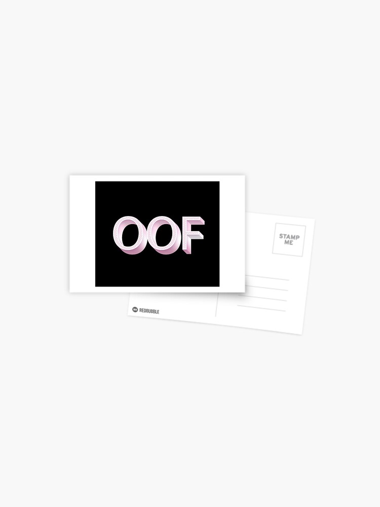 Oof Roblox Games Postcard By T Shirt Designs Redbubble - oof roblox games ipad case skin by t shirt designs redbubble