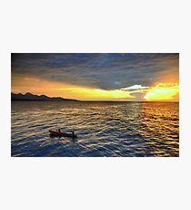 Sunset.Lake Tanganyika Photographic Print