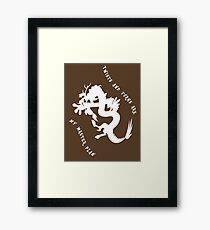Twiwsts and Turns Framed Print