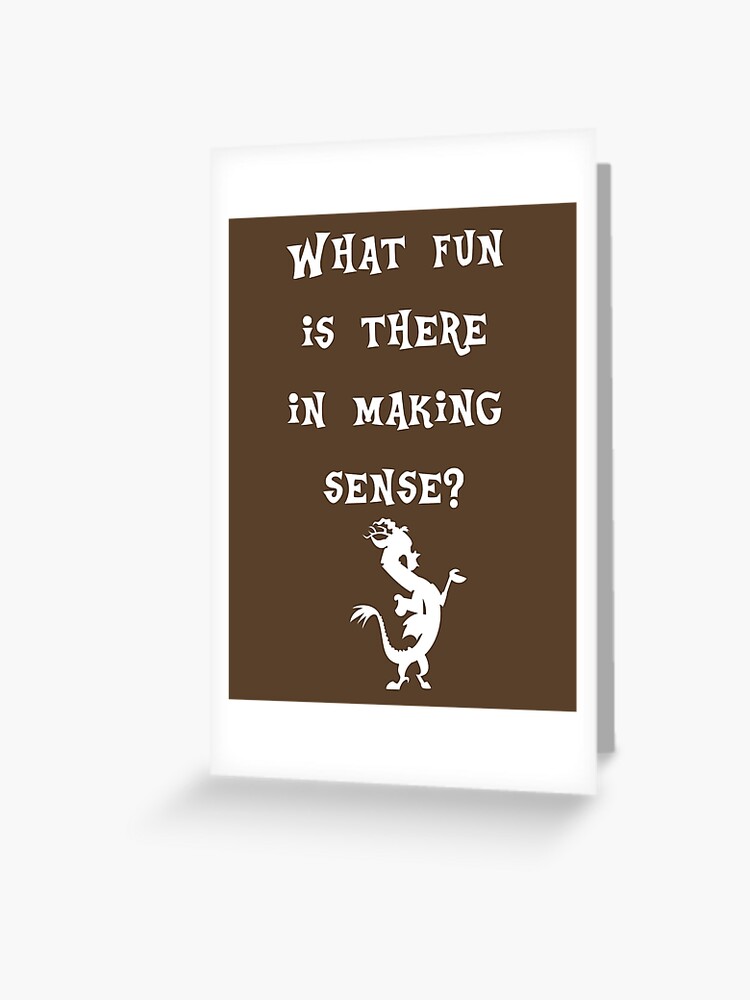 Discord What Fun Is There In Making Sense Greeting Card By Lasher Redbubble