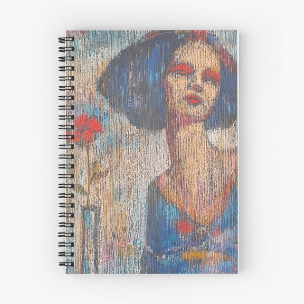 Item preview, La mujer de las flores / Pintura al pastel seca designed and sold by MichaelTheCount.