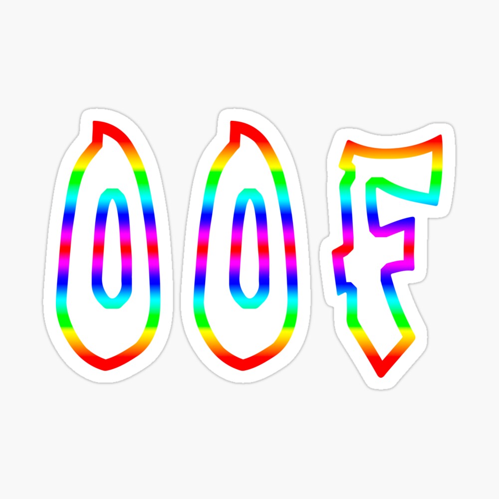 Oof Roblox Games Sticker By T Shirt Designs Redbubble - roblox sticker by sunce74 redbubble