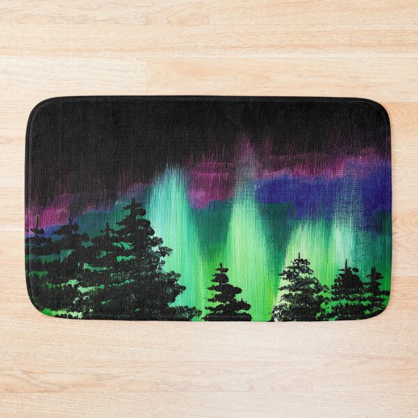 Item preview, Aurora over a night-time forest designed and sold by Dianne Hancock-James.