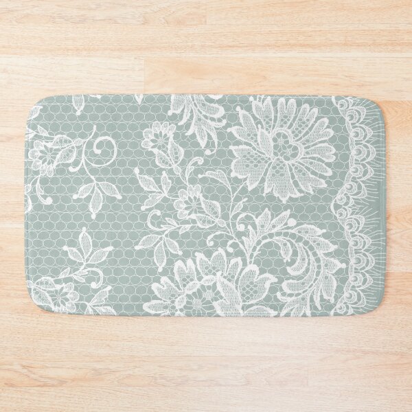 Item preview, Lace on Duck Egg Green designed and sold by FayeLangoulant.