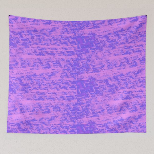 Item preview, Underwater Gridlock: Purple and Blue Colourway designed and sold by ellieswilson.