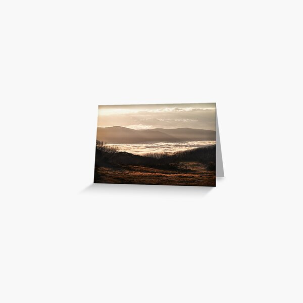 High Plains Sunrise Greeting Card