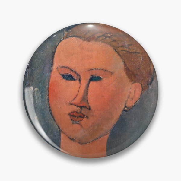 Item preview, Vintage Portrait painting by  Amedeo Modigliani (Italian, Livorno 1884–1920 Paris) designed and sold by Vintage Designs +.