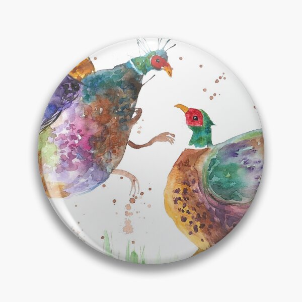 Item preview, Two Pheasants Fighting designed and sold by Casimirasart.