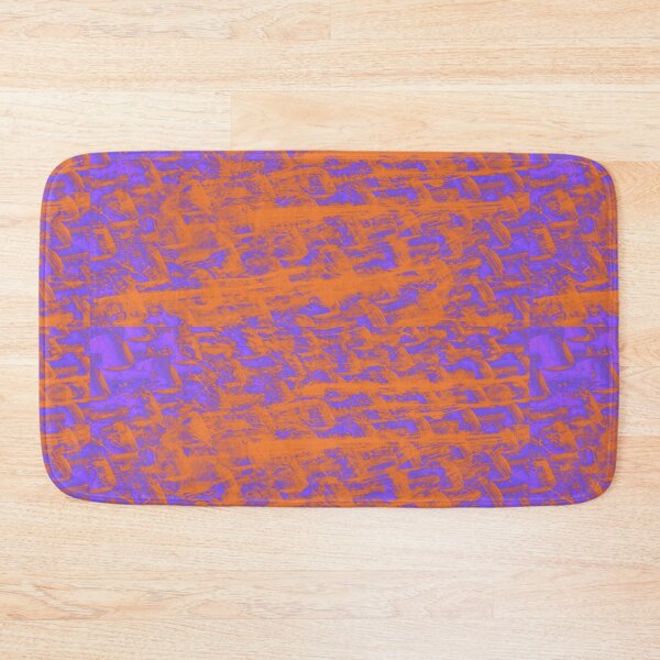 Item preview, Underwater Gridlock: Orange and Purple Colourway designed and sold by ellieswilson.