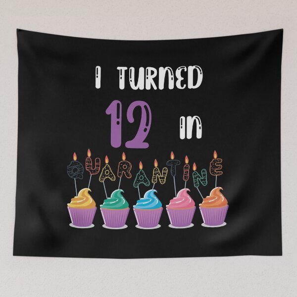 Item preview, I Turned 12 In Quarantine funny idea birthday T-shirt designed and sold by fatoajmii.