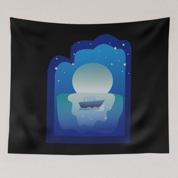 Item preview, Big moon and ship designed and sold by Logan81.