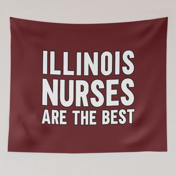 Item preview, Illinois Nurses are the Best designed and sold by LazyMillenial.