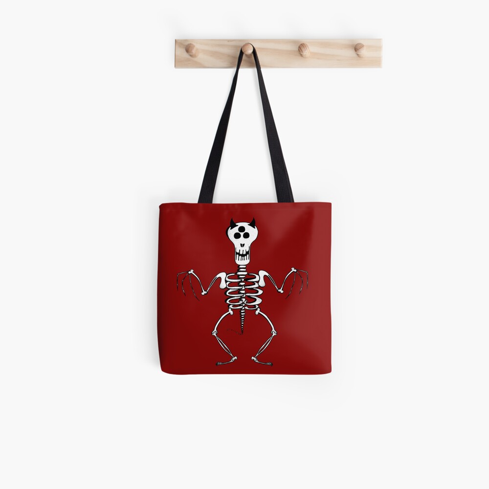 Monster's skeleton Tote Bag