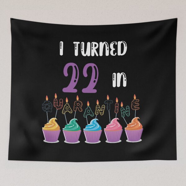 Item preview, I Turned 22 In Quarantine funny idea birthday T-shirt designed and sold by fatoajmii.