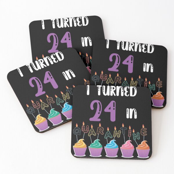 Item preview, I Turned 24 In Quarantine funny idea birthday T-shirt designed and sold by fatoajmii.