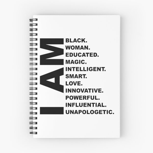 Item preview, I Am Black Woman Black History Month Educated Black Girl designed and sold by thehafdesigner.
