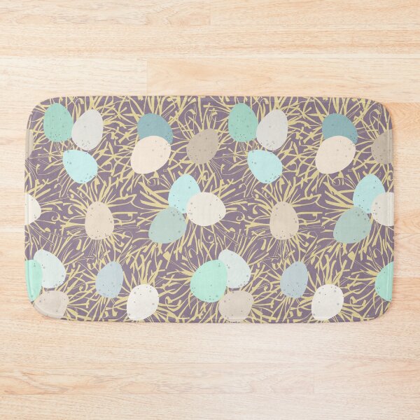 Item preview, Farm Fresh Eggs on Dusty Purple Background designed and sold by Christine Philbrick.