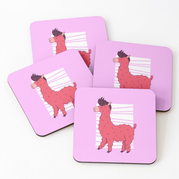 Item preview, Pink llama, pink alpaca designed and sold by DerSenat.