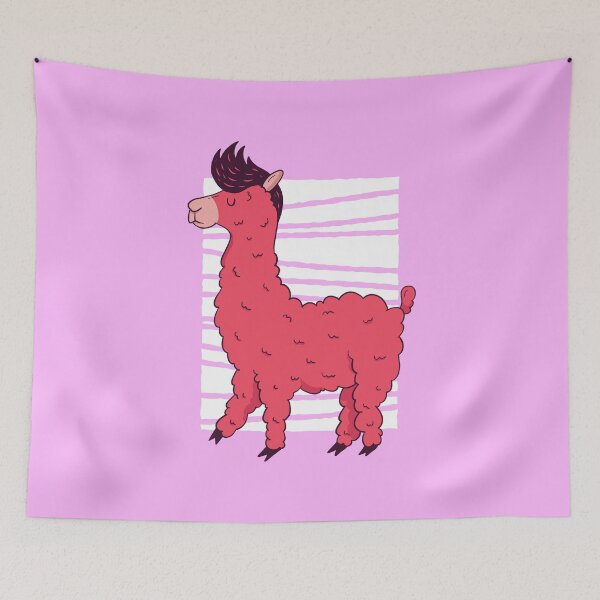 Item preview, Pink llama, pink alpaca designed and sold by DerSenat.