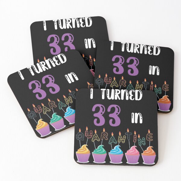 Item preview, I Turned 33 In Quarantine funny idea birthday T-shirt designed and sold by fatoajmii.