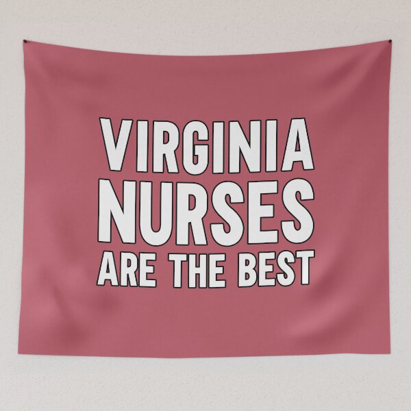 Item preview, Virginia Nurses are the Best designed and sold by LazyMillenial.