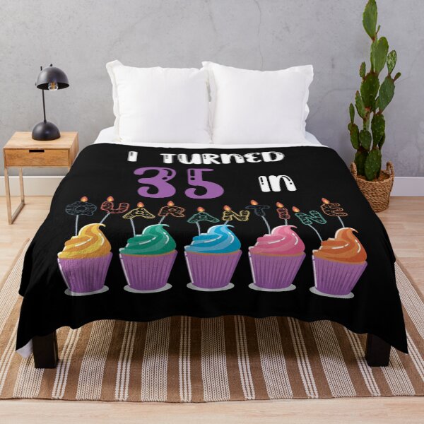 Item preview, I Turned 35 In Quarantine funny idea birthday T-shirt designed and sold by fatoajmii.
