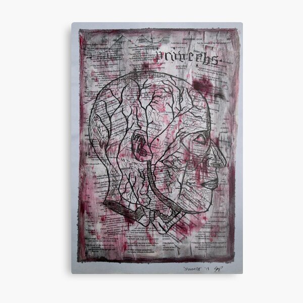 'Proverbs' Metal Print