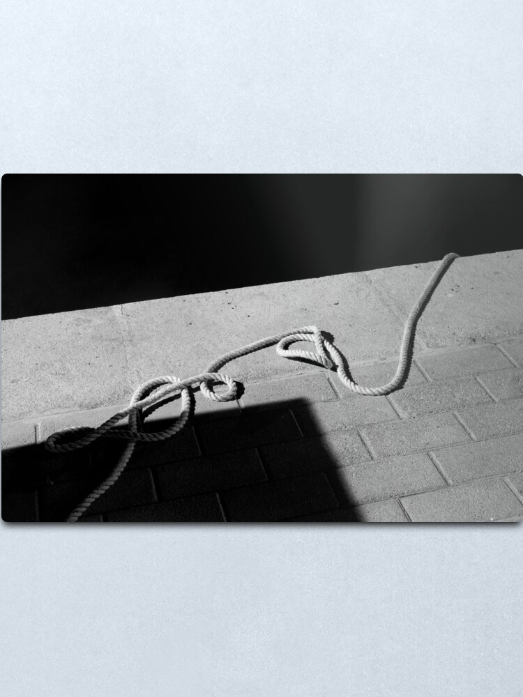Alternate view of The Hanging Rope Metal Print