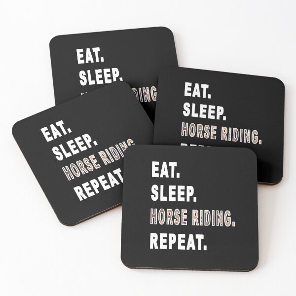 Item preview, Eat. Sleep. Horse Riding. Repeat. designed and sold by iamhewho.