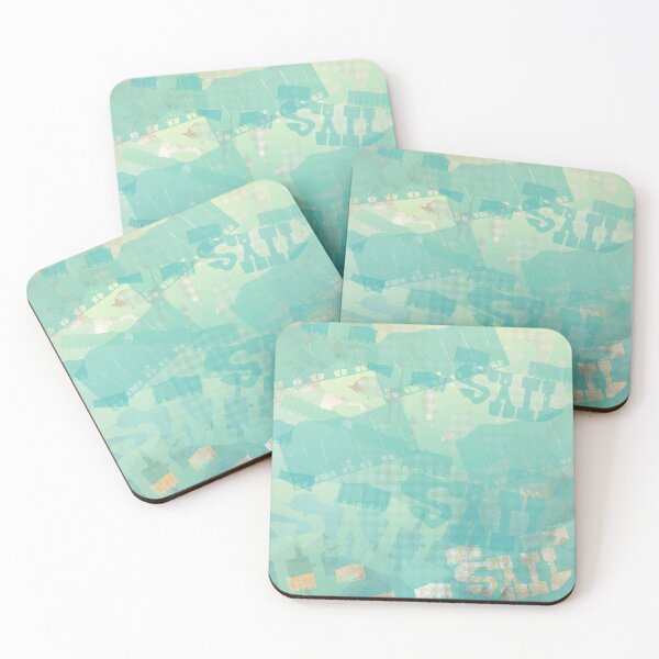 Item preview, Sail and Boats in green, blue. yellow designed and sold by WatersEdgeGal.