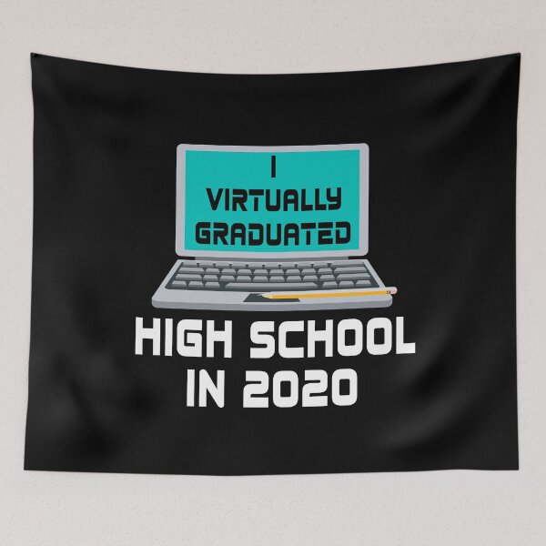 Item preview, Senior HIGH SCHOOL Graduation 2020 - I Virtually Graduated HIGH SCHOOL IN 2020 Quarantine designed and sold by MagicBoutique.