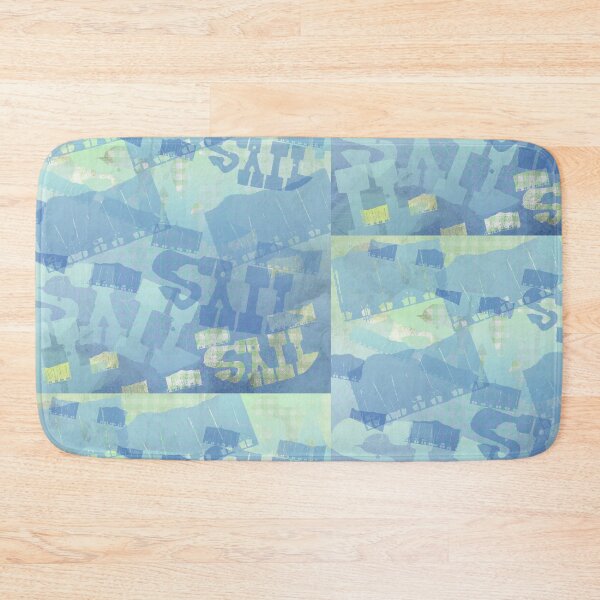 Item preview, Copy of Sail and Boats in green, blue designed and sold by WatersEdgeGal.