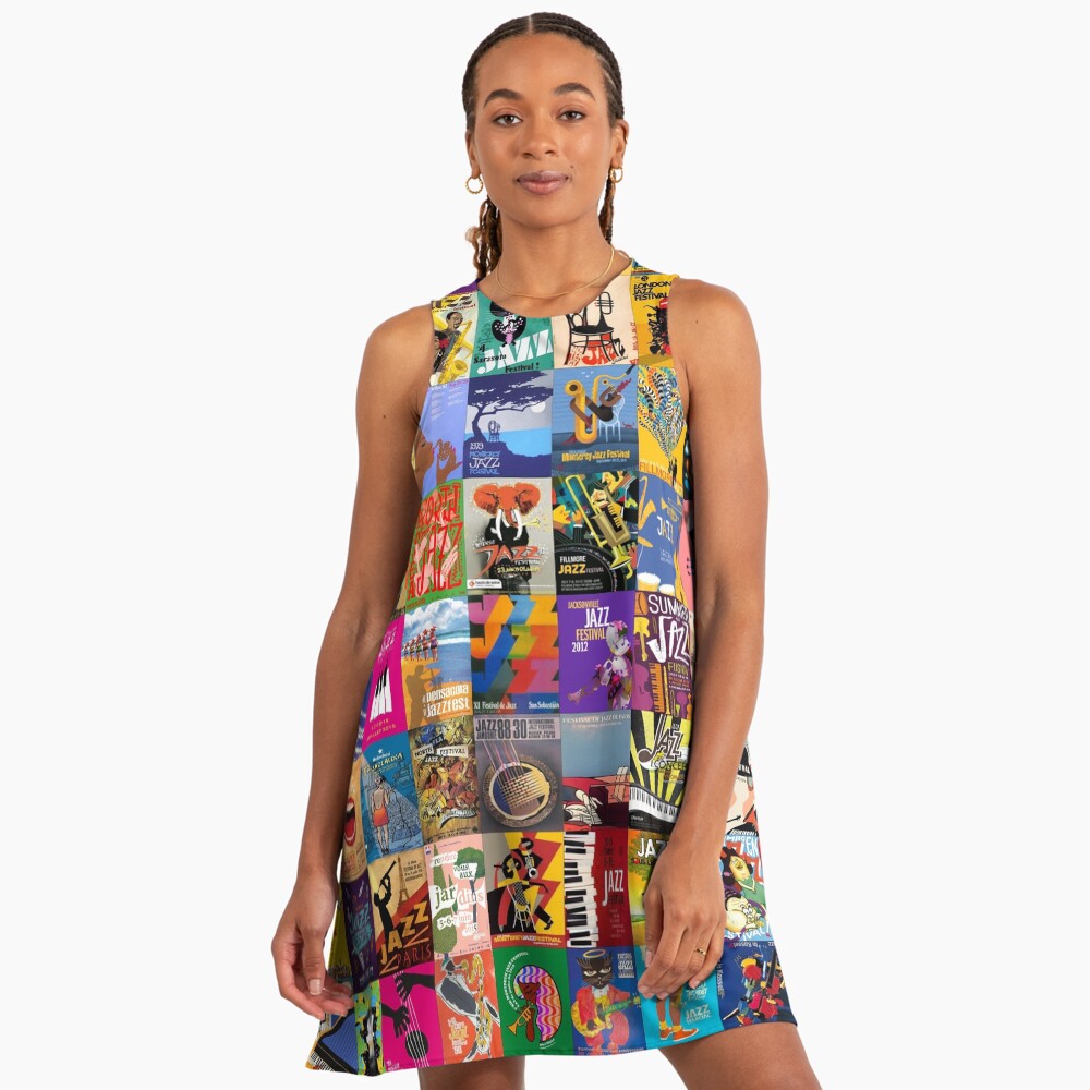Jazz Festivals Jazz A-Line Dress