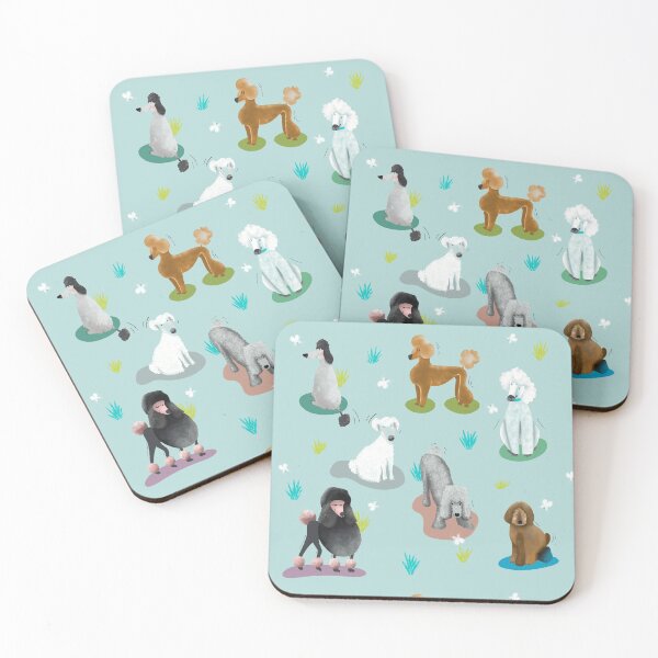 Item preview, Retro exit poodles designed and sold by Kathy Lecocq.