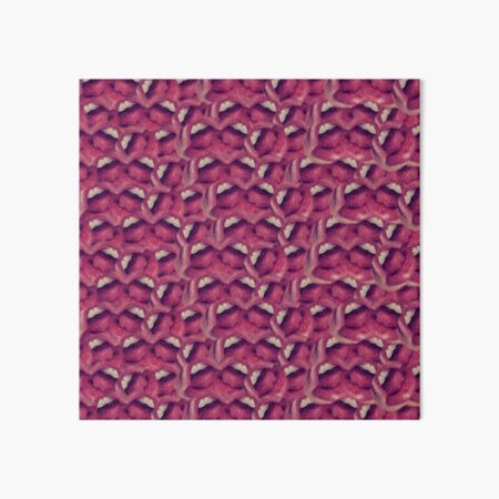 Mouth Repeating Art Board Print