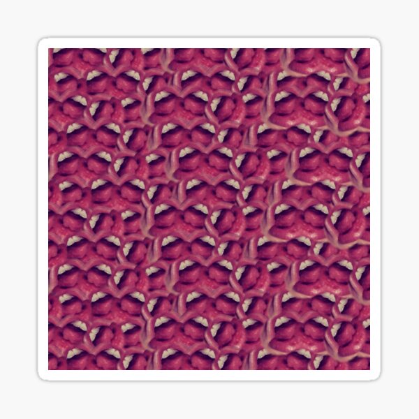 Mouth Repeating Sticker