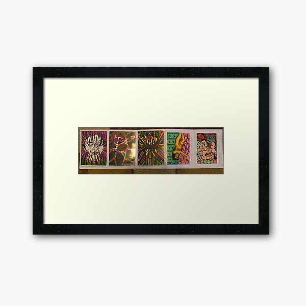 mixed art work Framed Art Print