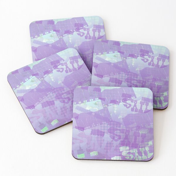 Item preview, Sail and Boats in purple designed and sold by WatersEdgeGal.