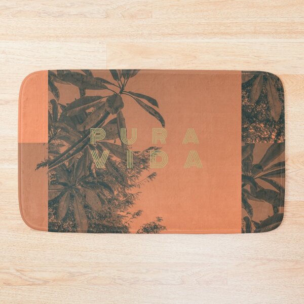 Item preview, PURA VIDA COSTA RICA ORANGE - POSTER  designed and sold by Tropical Blood.