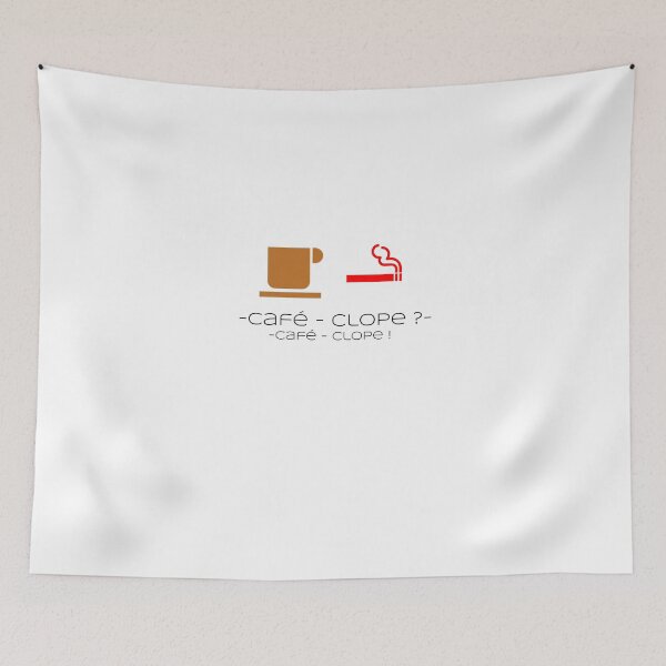 Item preview, "Café Clope? - Café Clope!" designed and sold by Xexedesign.