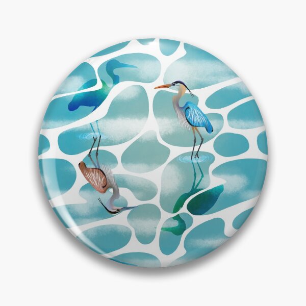 Item preview, Herons and round little patapons designed and sold by Kathy Lecocq.