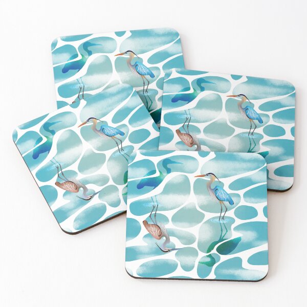 Item preview, Herons and round little patapons designed and sold by Kathy Lecocq.