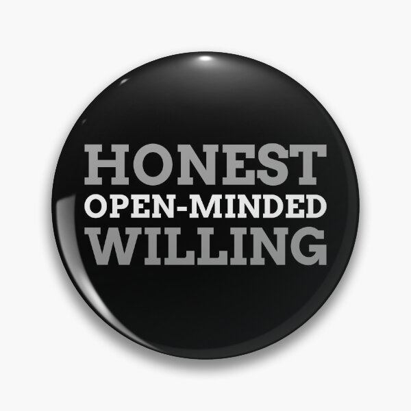 Item preview, Honesty Open-Mindedness Willingness Alcoholic Recovery designed and sold by tees4gees.
