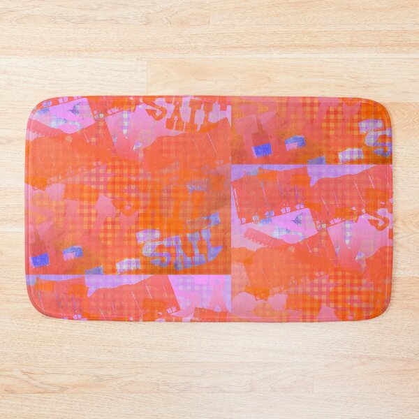 Item preview, Sail and Boats in hot checks and orange designed and sold by WatersEdgeGal.