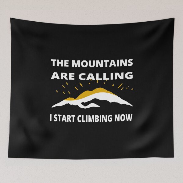 Item preview, Funny mountain climbing quote designed and sold by GR-ART.