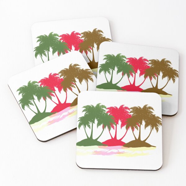 Item preview, tropical island palm trees designed and sold by RonaldKitama.