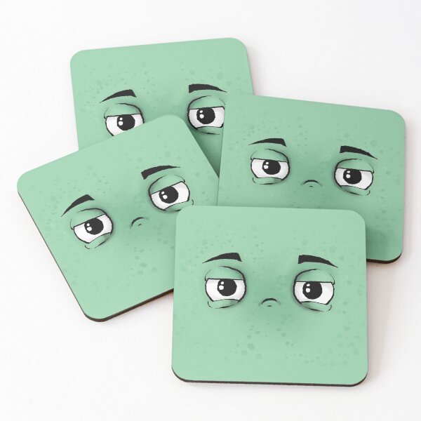 Item preview, Grumpy Green Face designed and sold by MadoMade.
