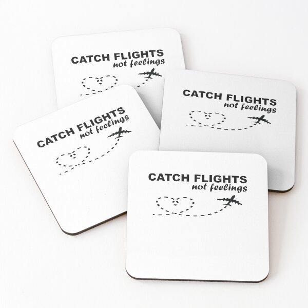 Item preview, Catch flights not feelings healthy lifestyle designed and sold by thehafdesigner.